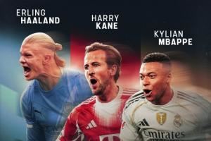 🔥胜负难分!哈兰德17场27球,凯恩19场25球,姆巴佩18场21球